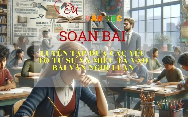 Soạn bài Luyện tập đưa các yếu tố tự sự và miêu tả vào bài văn nghị luận SGK Ngữ văn 8