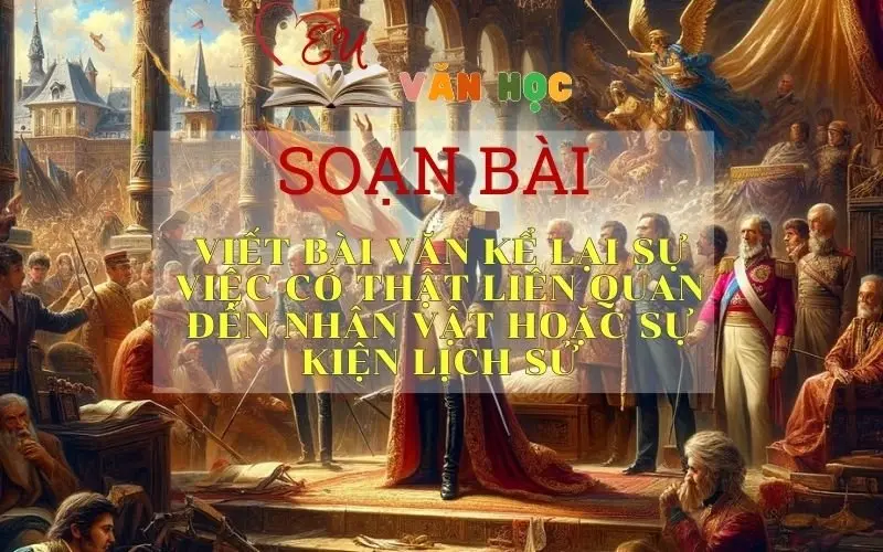 Soạn bài Viết bài văn kể lại sự việc có thật liên quan đến nhân vật hoặc sự kiện lịch sử - Sách Chân trời sáng tạo