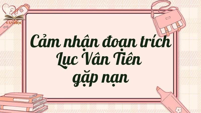 Học tốt văn lớp 9: Cảm nhận đoạn trích Lục Vân Tiên gặp nạn