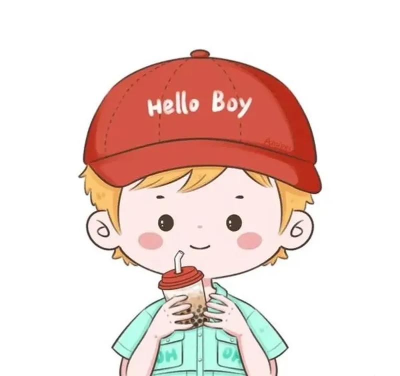 Avatar em bé trai cute giúp bạn thể hiện phong cách dễ thương