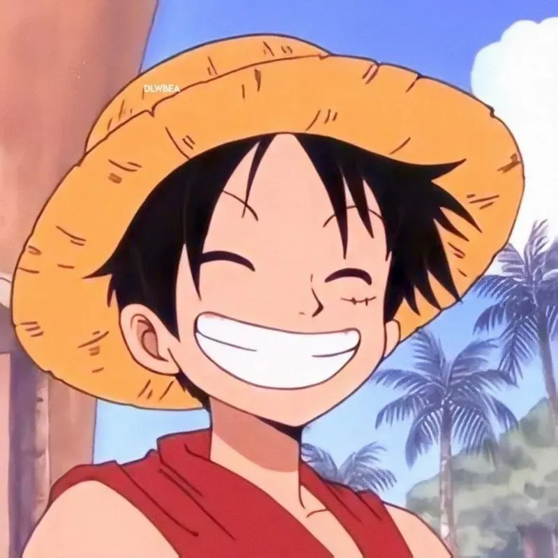 Avatar hình luffy là cách tuyệt vời để thể hiện cá tính