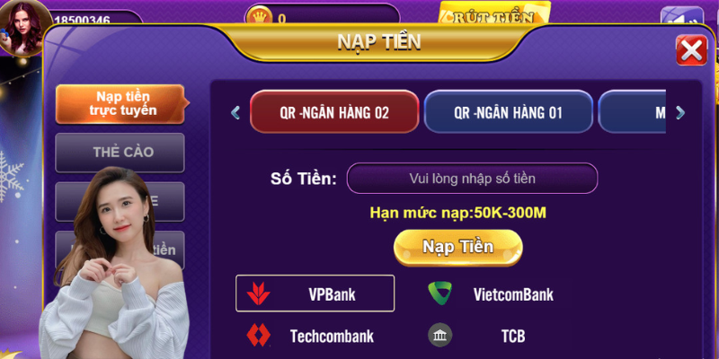 Nạp tiền để chơi game tại hệ thống 68 game bài