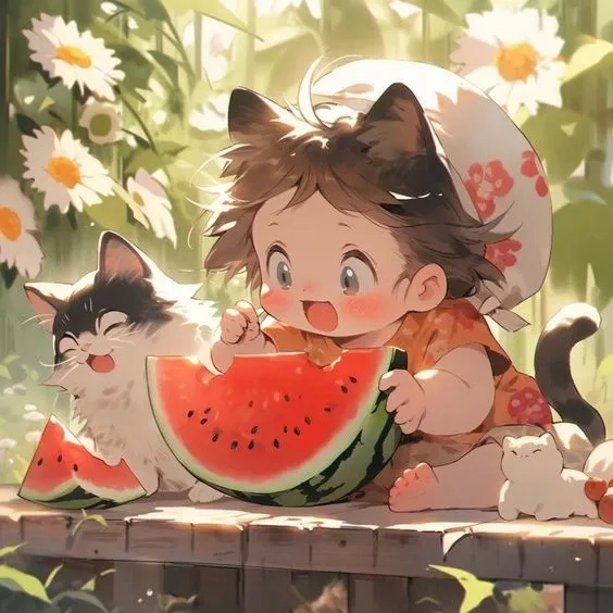 Hình nền dưa hấu cute mang lại sự tươi mới cho màn hình của bạn Hình nền dưa hấu cute mang lại sự tươi mới cho màn hình của bạn