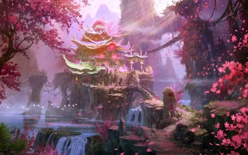 Hình nền anime phong cảnh đầy màu sắc cho những tín đồ yêu thích anime Hình nền anime phong cảnh đầy màu sắc cho những tín đồ yêu thích anime