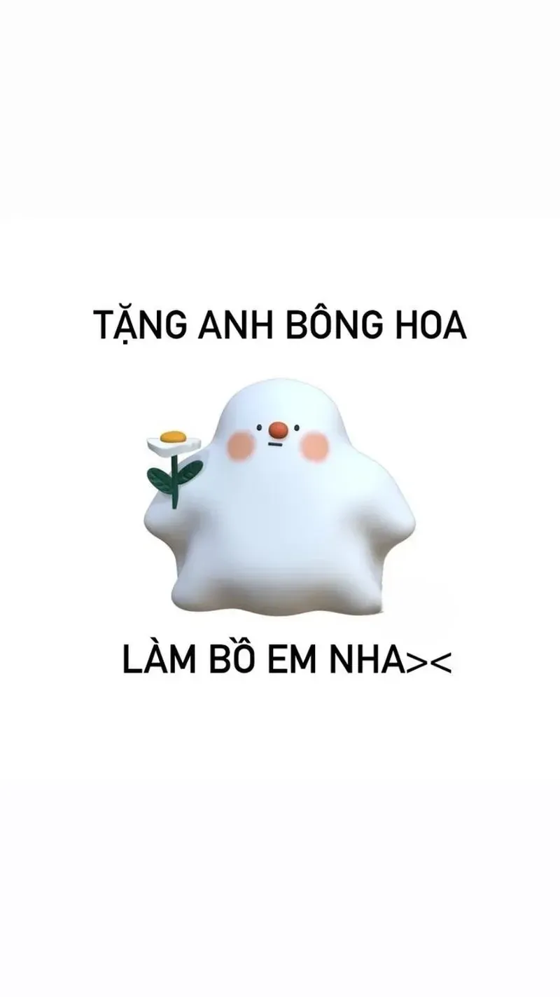 Meme tặng hoa giúp bạn thể hiện tình cảm một cách sáng tạo