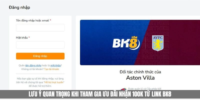 Nhập đầy đủ các trường thông tin đăng ký hợp lệ tại link bk8