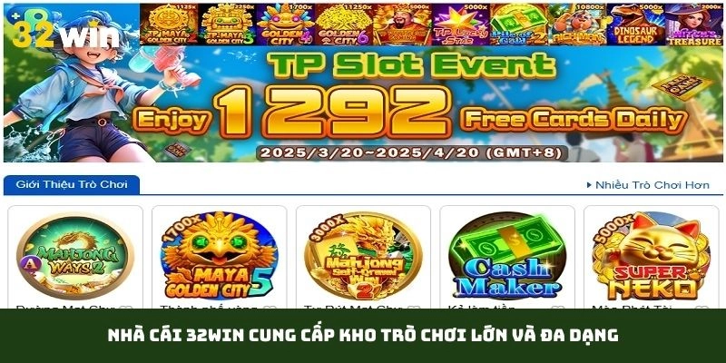 Kho trò chơi đa dạng với số lượng lớn trên nền tảng