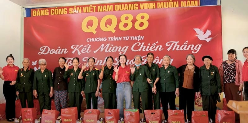  Hoạt động thiện nguyện QQ88 mang niềm vui đến vùng sâu vùng xa.