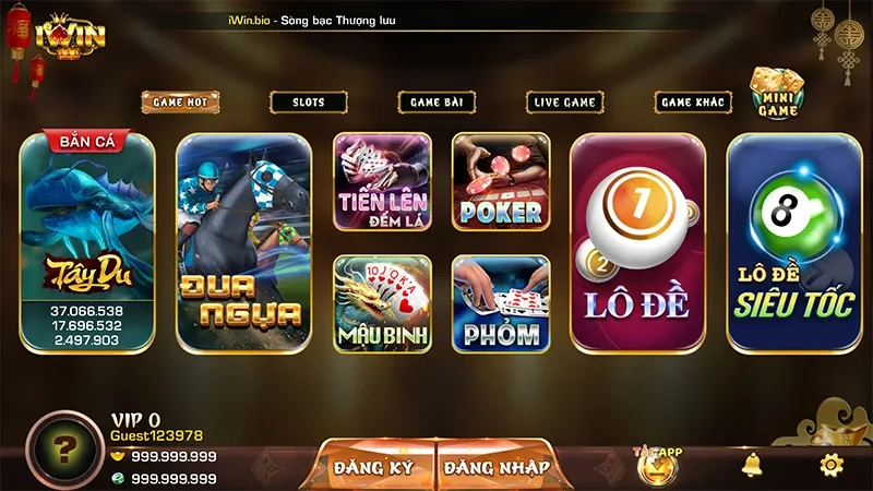 Hình ảnh sảnh tin tức iWin với thông tin kèo nóng cập nhật liên tục.