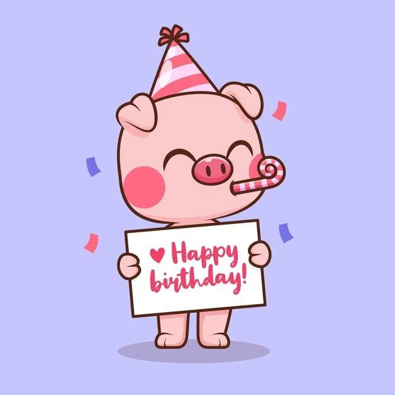 Ảnh lợn chibi sinh động khiến bạn khó lòng rời mắt