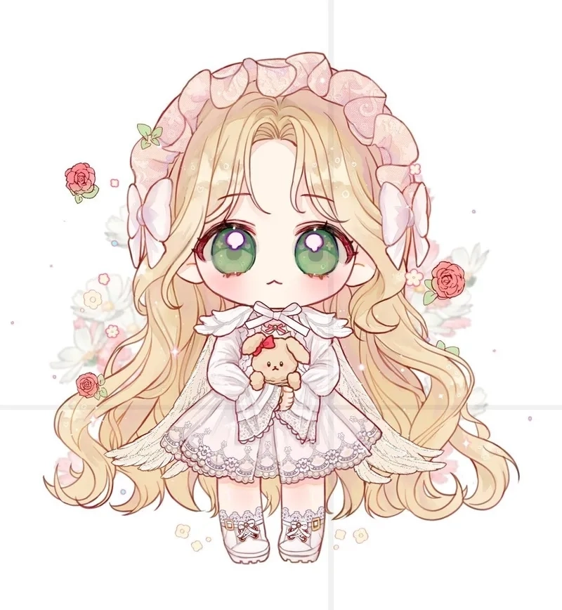 Ảnh chibi cute Facebook avatar đẹp phong cách kawaii 