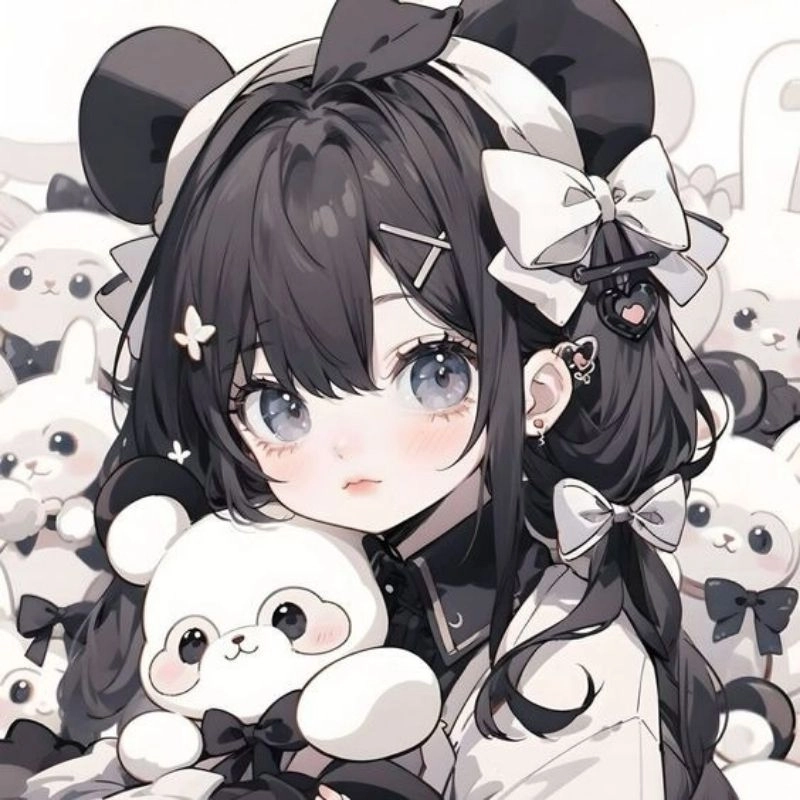 Avatar cute nữ chibi thần thái dễ thương kawaii 
