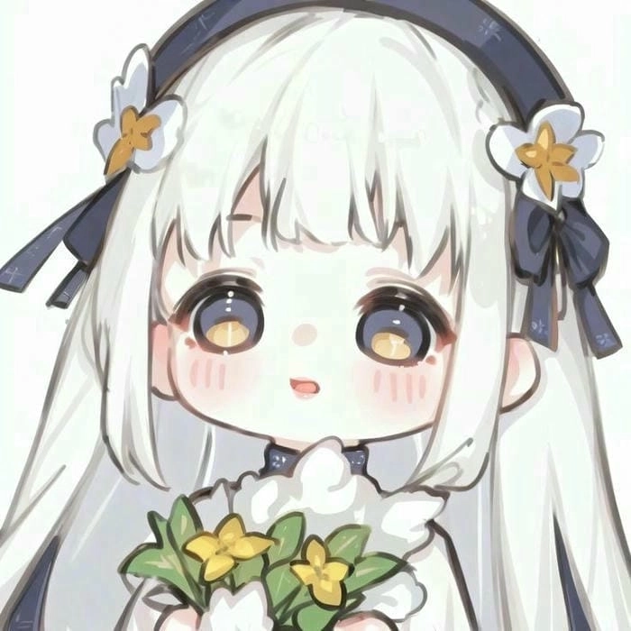 Avatar anime chibi ảnh anime nữ cute nét vẽ Nhật Bản 