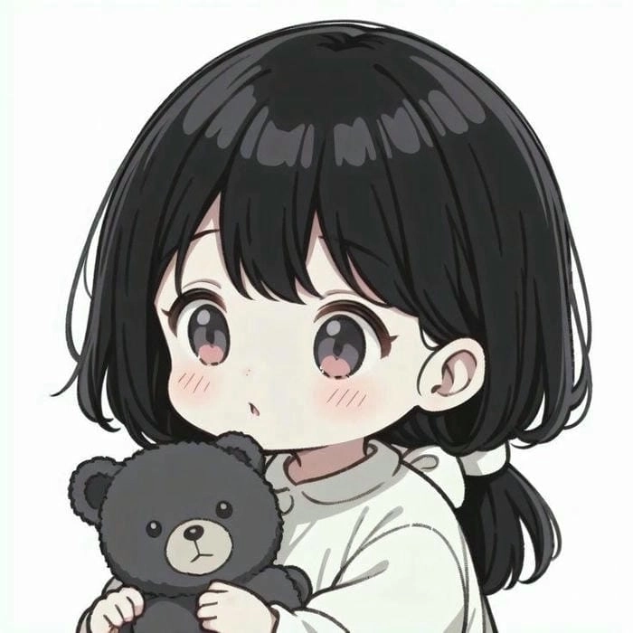 Avatar chibi girl cute thần thái kawaii đáng yêu 