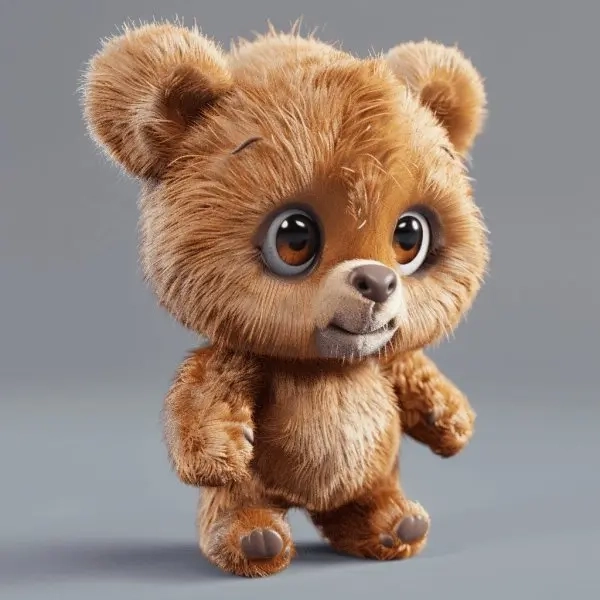 Avatar gấu cute chibi thần thái ngộ nghĩnh kawaii 