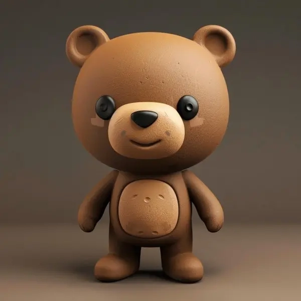 Ảnh avatar dễ thương gấu chibi cute nét vẽ kawaii 