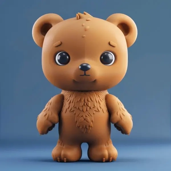 Ảnh anime chibi avatar gấu cute phong cách Nhật Bản 