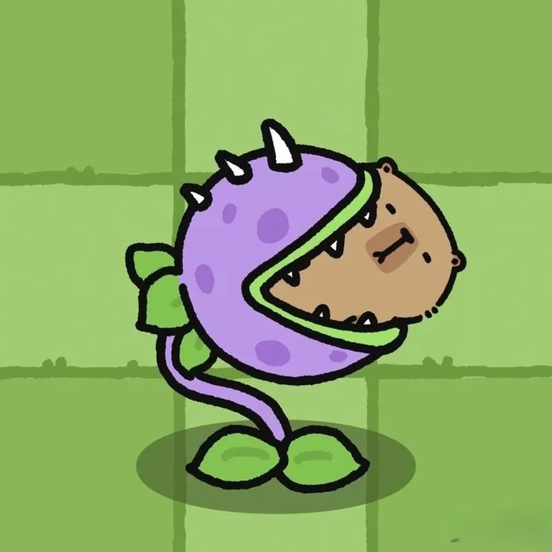 Capybara chibi phong cách kawaii dễ thương