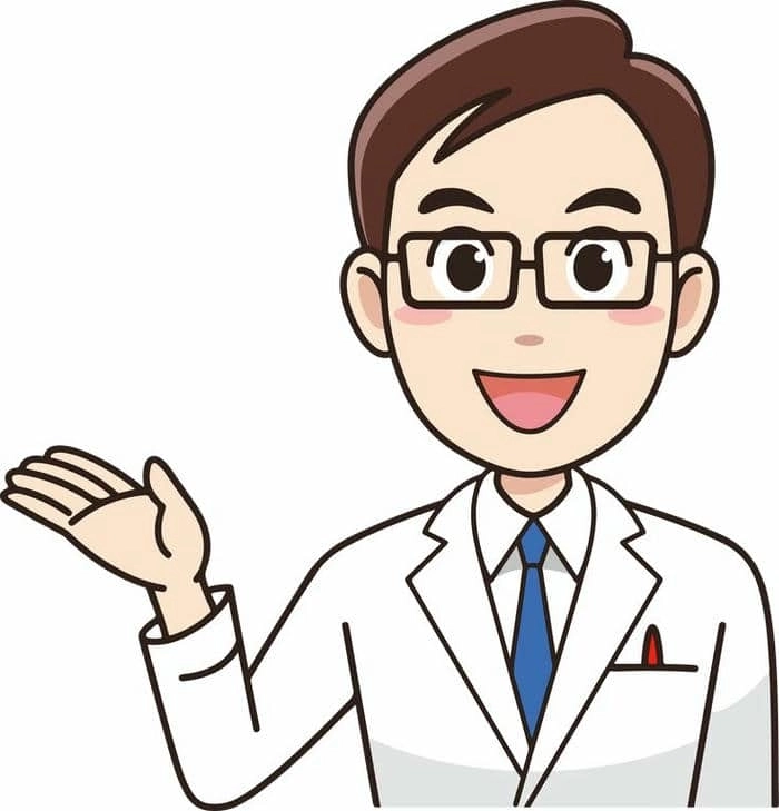 Bác sĩ hoạt hình nét vẽ dễ thương phong cách vui nhộn 