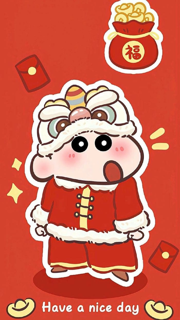 Chibi Tết cho bé nét vẽ dễ thương kawaii 