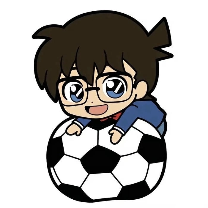 Ảnh Conan chibi phong cách dễ thương thám tử 