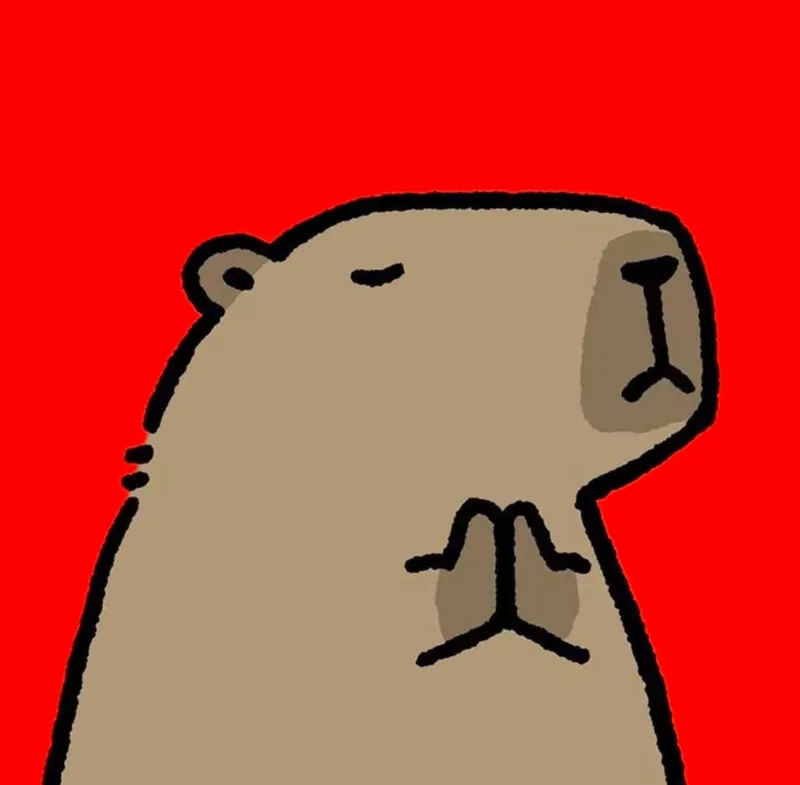 Chibi cute hình nền capybara cute chibi ngộ nghĩnh