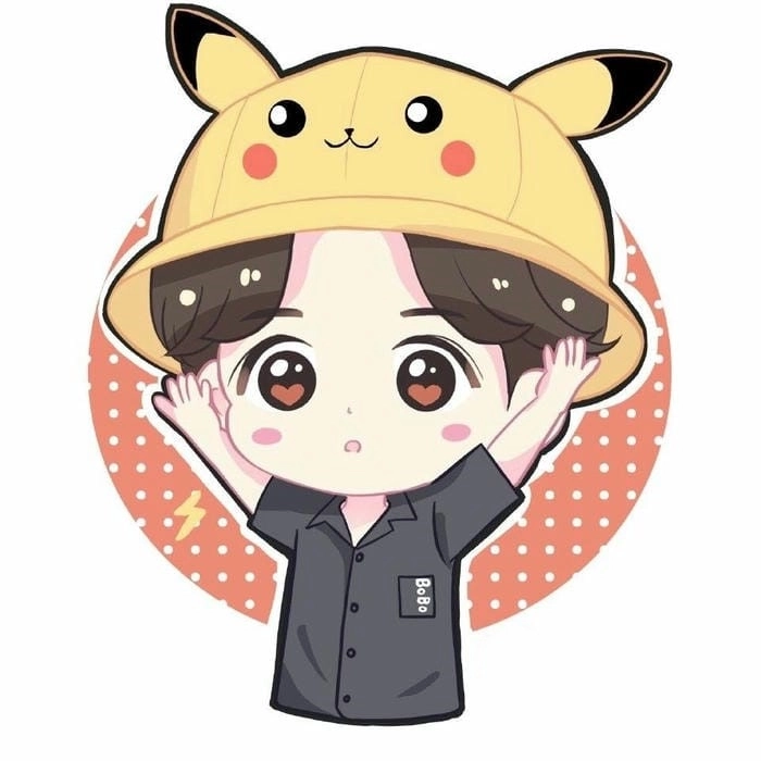 Hình anime nam cute chibi nét vẽ tinh tế 