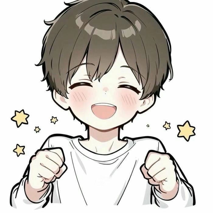 Anime chibi hinh anime nam cute nét vẽ đáng yêu 