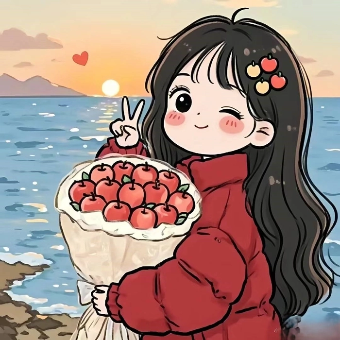 Hình ảnh chibi nữ cute ngầu thần thái cá tính kawaii 
