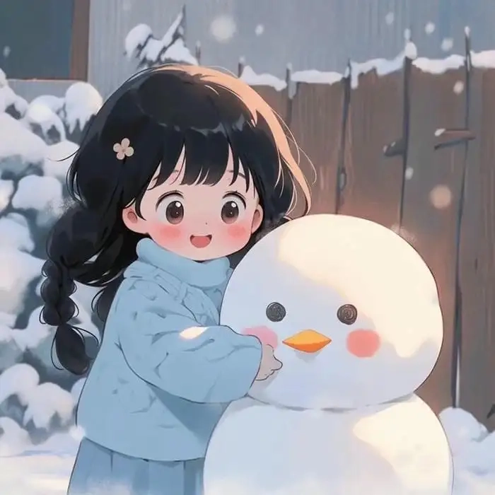 Ảnh chibi nữ cute dễ vẽ nét vẽ đơn giản kawaii 