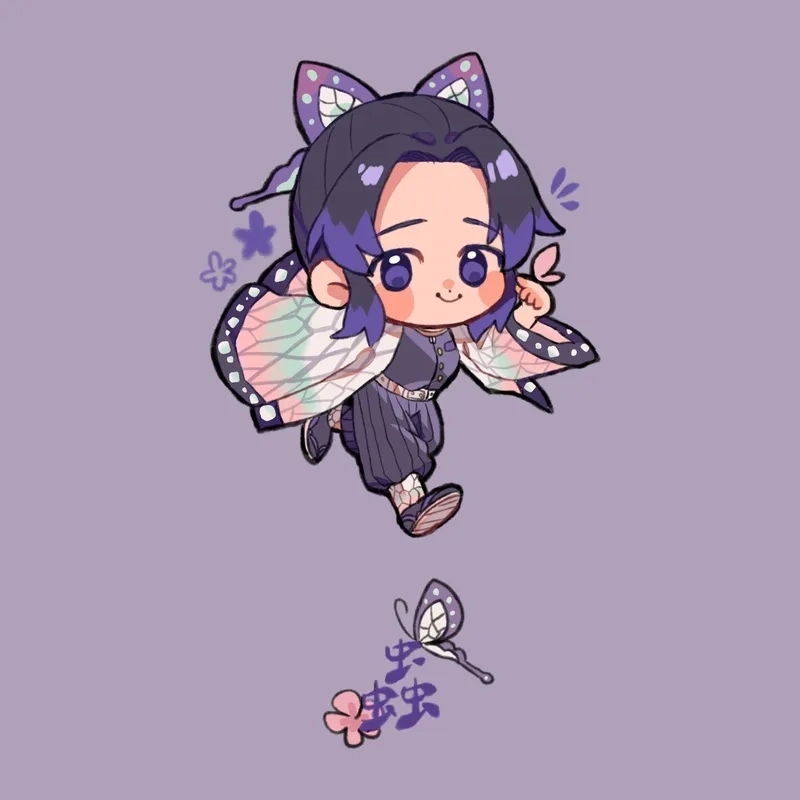 Tổng hợp Shinobu chibi art ngộ nghĩnh dễ mến