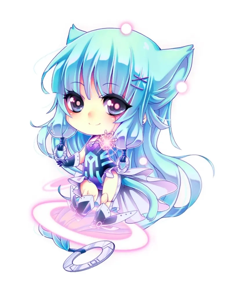 Chạm đến trái tim với hình nền cute chibi ngọt ngào