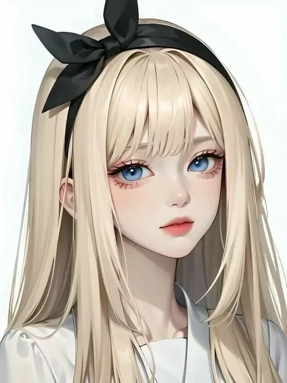 Ảnh nữ cute chibi thần thái ngộ nghĩnh kawaii 