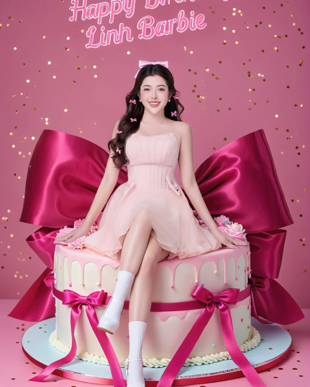 Linh Barbie gây chú ý với phong cách nổi bật trên mạng xã hội