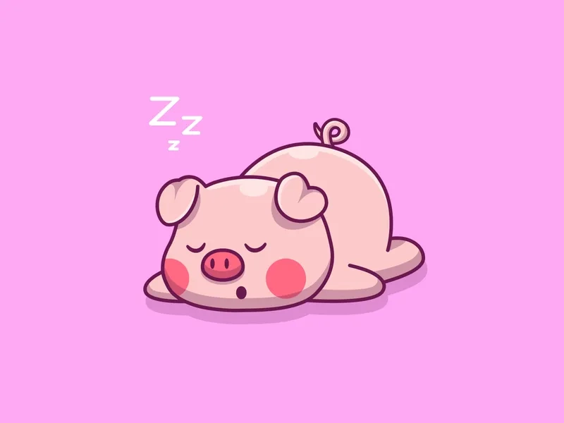 Lợn cute chibi khiến bạn mỉm cười ngay từ cái nhìn đầu tiên