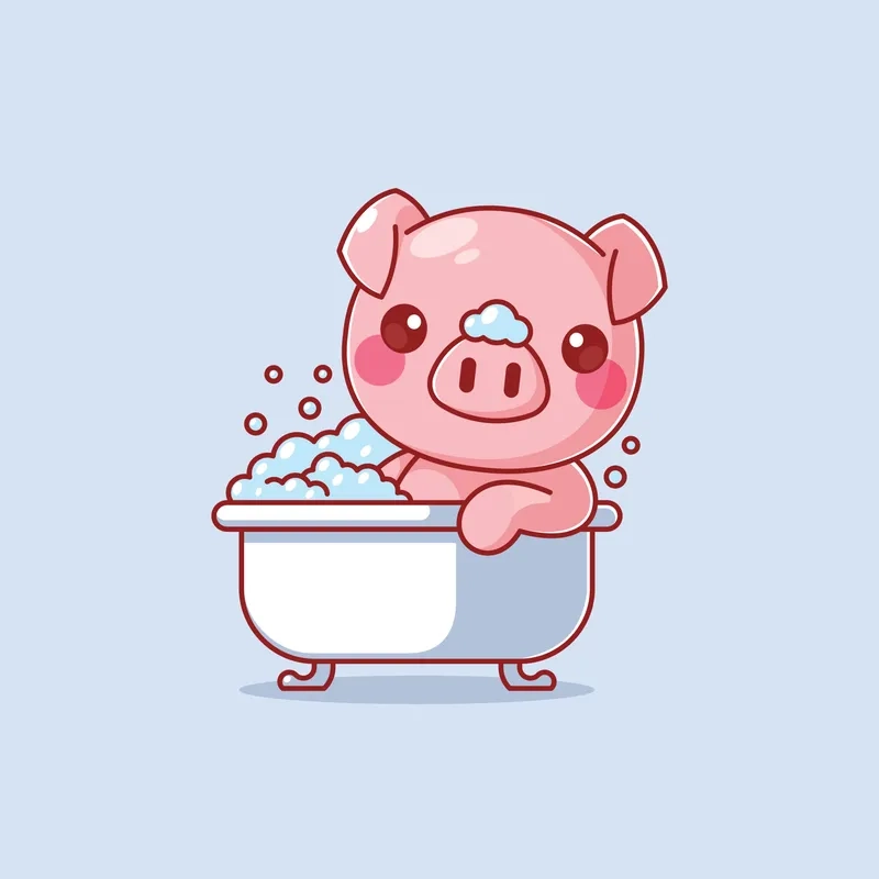 Con lợn chibi siêu đáng yêu làm tan chảy trái tim bạn
