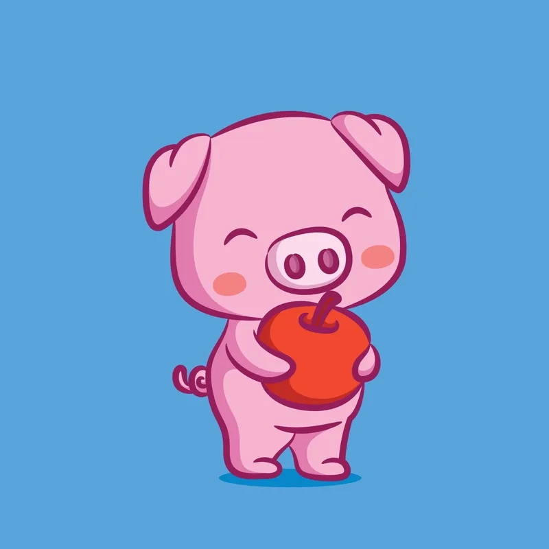 Chibi con lợn béo mập dễ thương khiến ai cũng mê