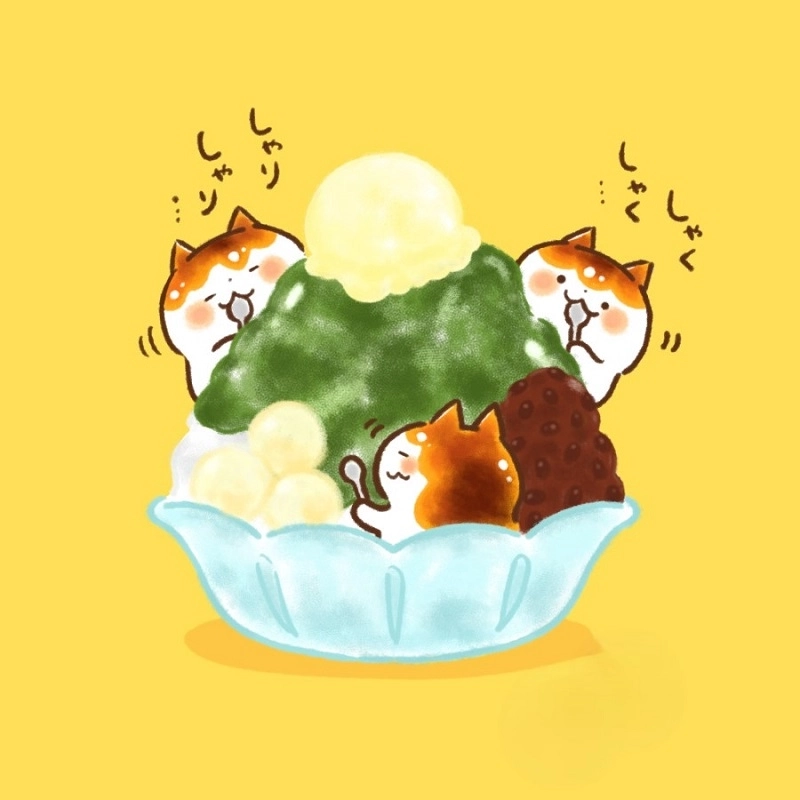 Hình mèo cute chibi phong cách kawaii đáng yêu 