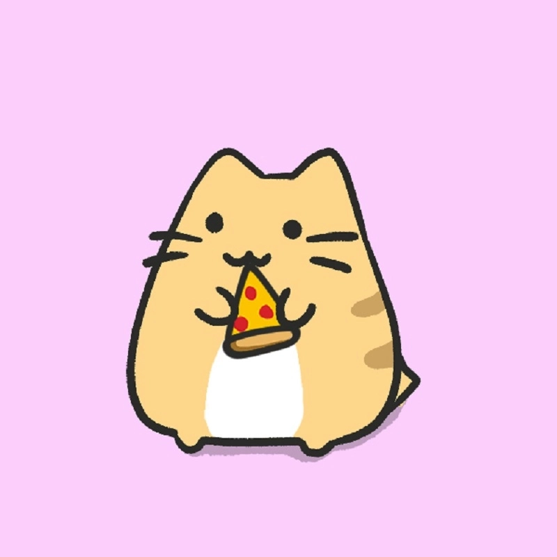 Avatar hình mèo cute chibi phong cách kawaii 