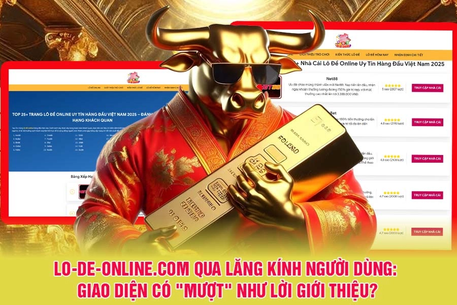 Ấn Tượng Ban Đầu Khi Truy Cập Lo-De-Online.com và Trải Nghiệm Giao Diện Người Dùng