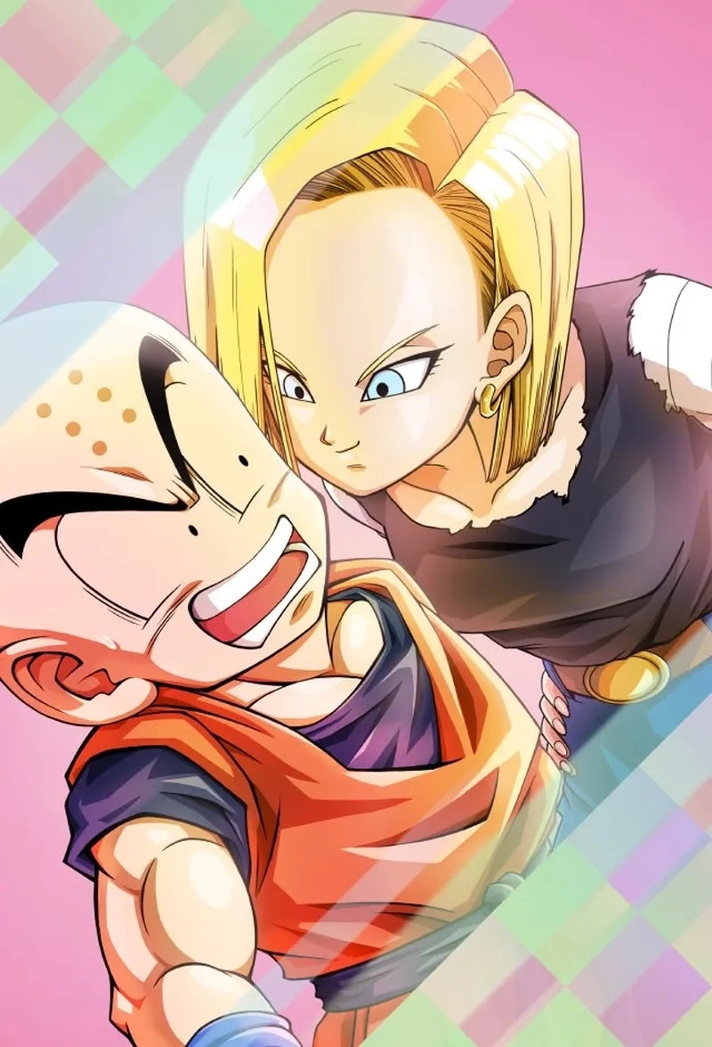 Hình ảnh đáng yêu giữa Krillin X Android 18 khiến fan thích thú