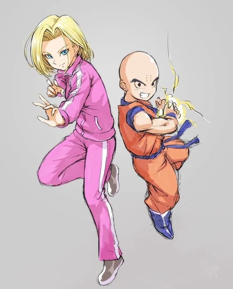 Chuyện tình Krillin And Android 18 vượt qua mọi ranh giới