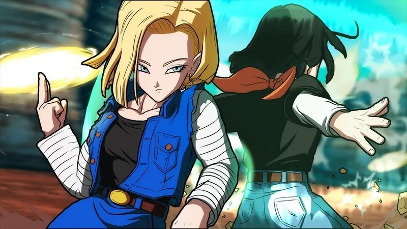 Bộ đôi Android 17 And Android 18 phối hợp chiến đấu ăn ý