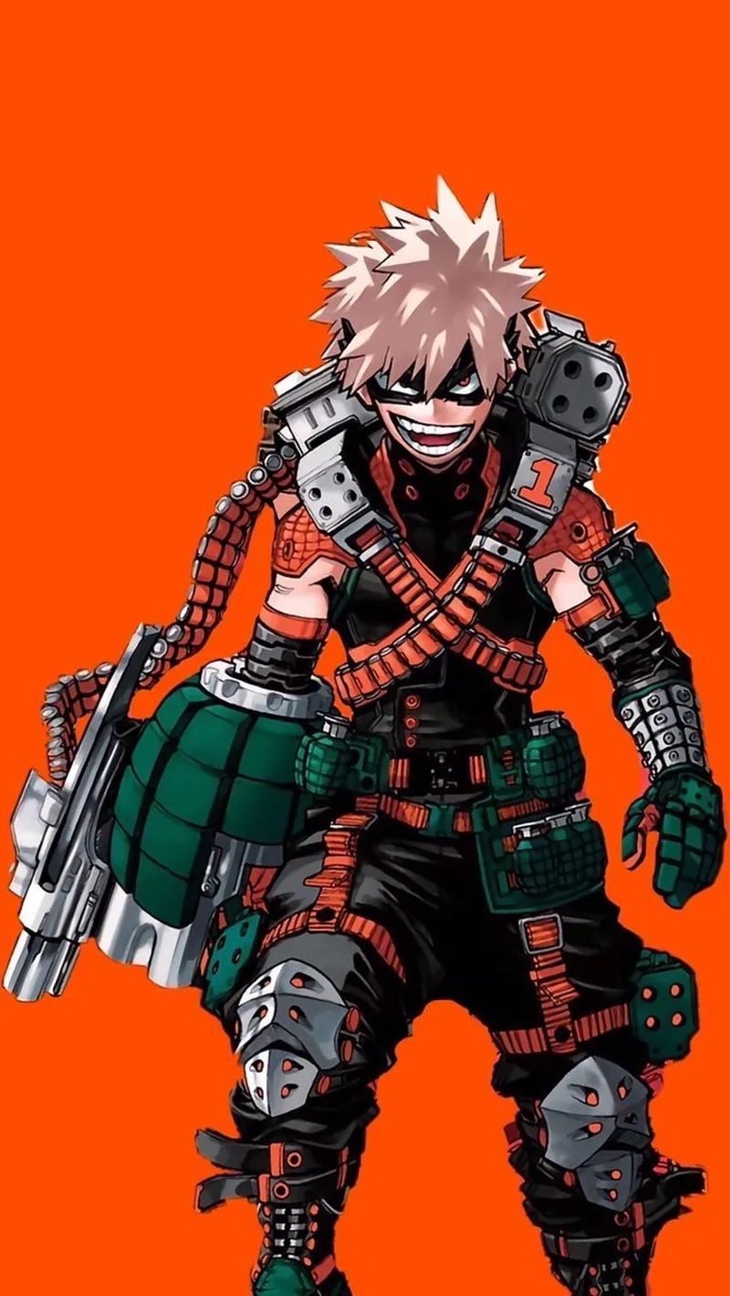 Bakugo official art cho thấy khí chất chiến đấu mãnh liệt