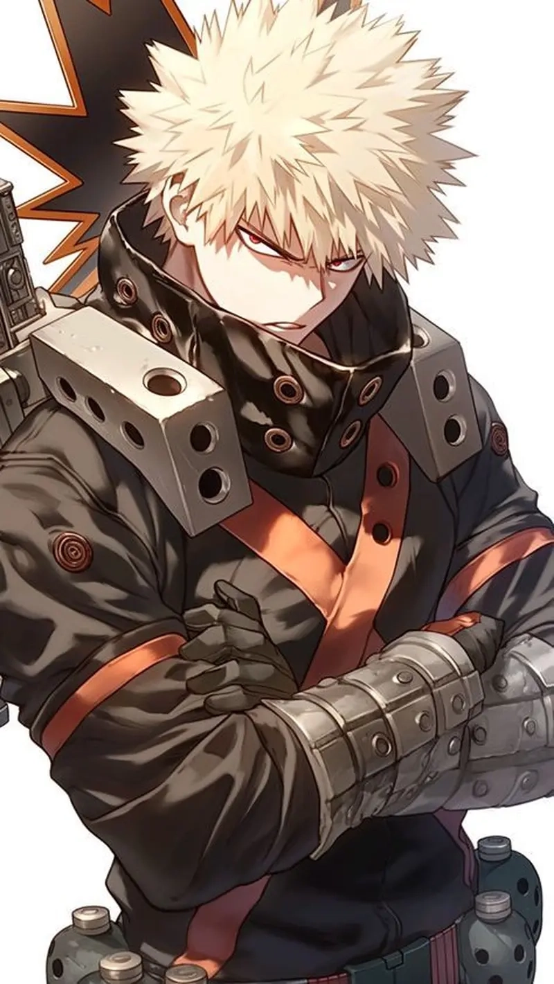 Bakugou chibi kết hợp hình dáng nhỏ nhắn và tính cách mạnh mẽ