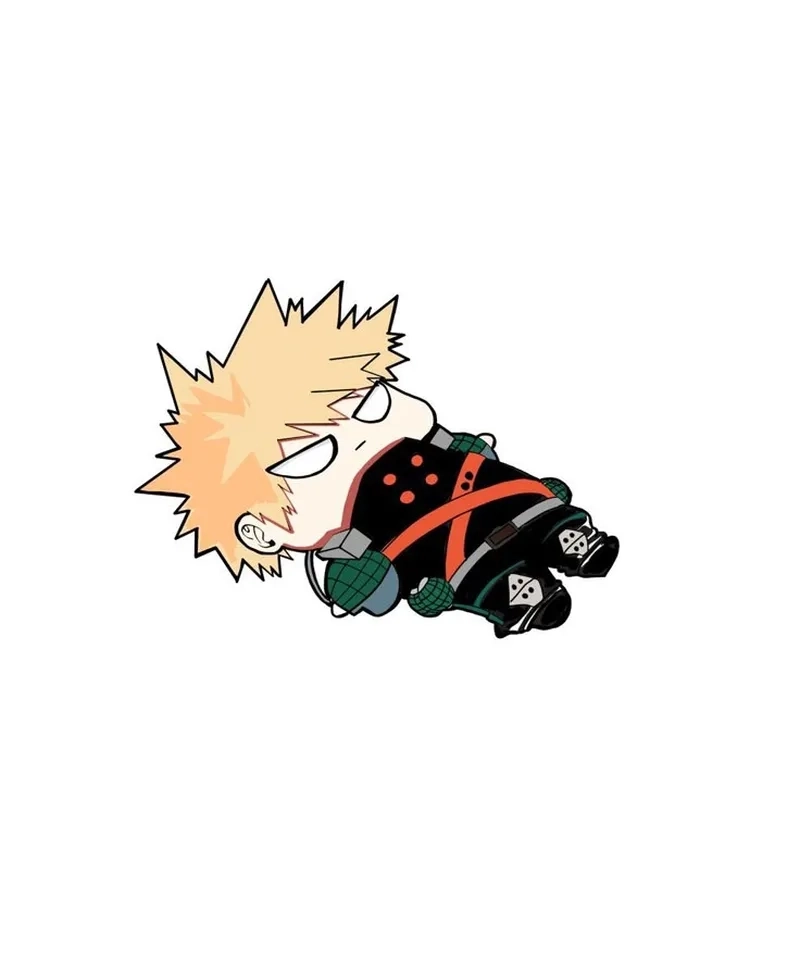 Bakugou smiling khiến hình ảnh anh hùng lạnh lùng trở nên dễ mến
