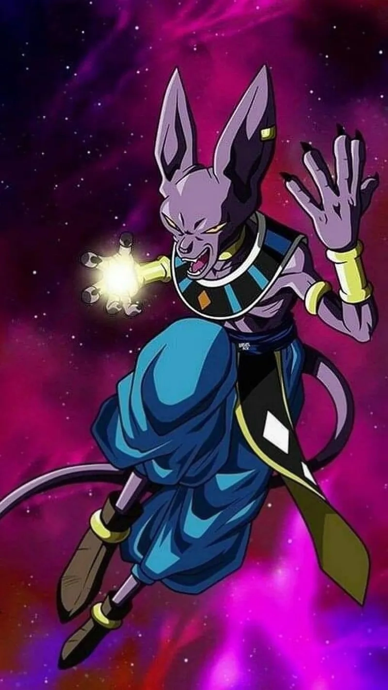Khí chất bậc thần của Beerus Sama Dragon Ball qua từng tập