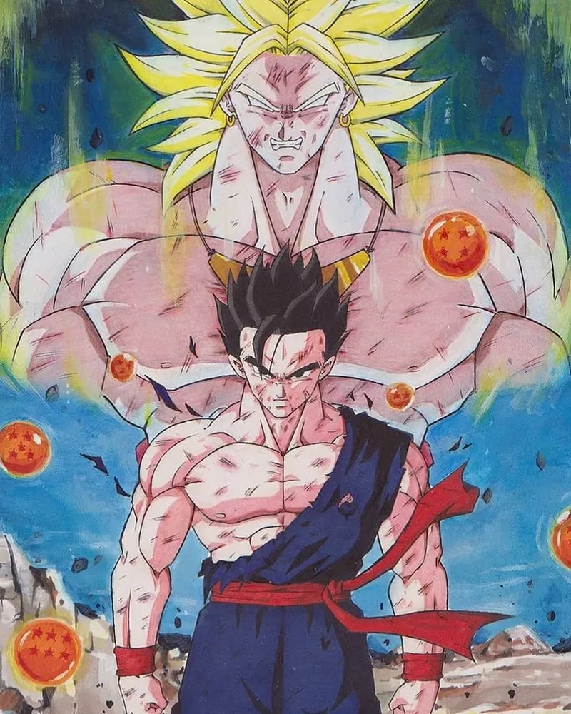 Trận thư hùng giữa hai huyền thoại Broly vs Gohan