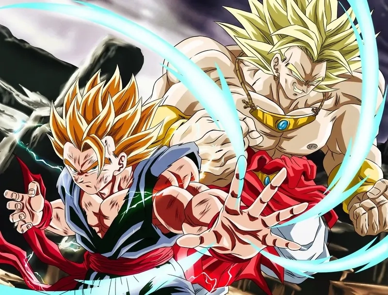 Bộ sưu tập hình nền cực chất từ Gogeta vs Broly wallpaper 4K