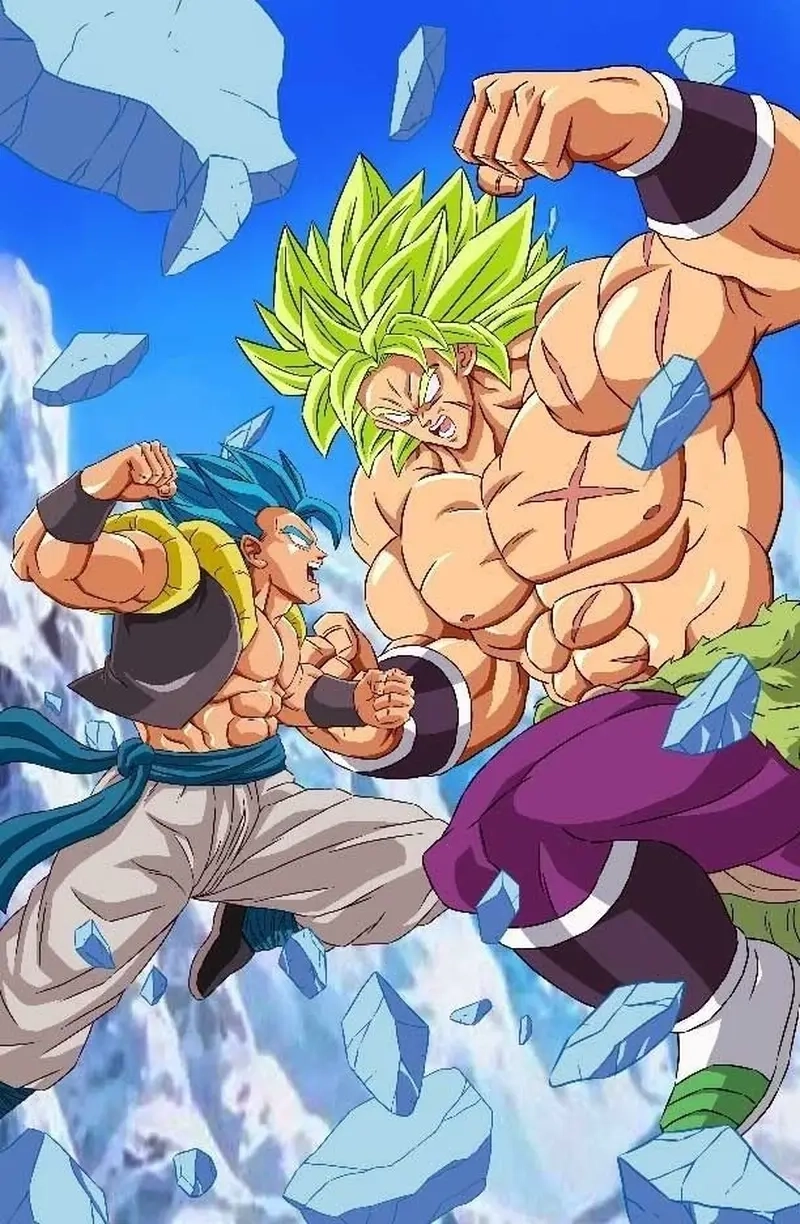 Cuộc đối đầu khiến vũ trụ chấn động Broly vs Gogeta